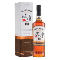 BOWMORE 波摩单三得利 波摩12年雪莉桶 700mL 1瓶