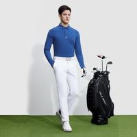 FILA 斐乐 男装运动Polo衫男士基础针织长袖POLO衫