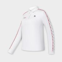 FILA 斐乐 女装运动Polo衫女子基础简约网球针织长袖POLO衫