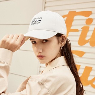 FILA 斐乐 女式FUSION系列帽子女士夏季时尚休闲遮阳日常棒球帽