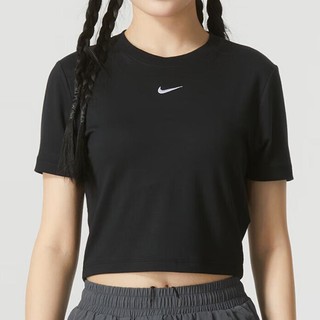 NIKE 耐克 时尚修身 百搭休闲 女子短款短袖T恤