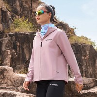 adidas 阿迪达斯 户外加绒连帽软壳衣女装秋冬adidas阿迪达斯官方TERREX IL9012