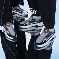 adidas 阿迪达斯 「波波鞋」阿迪达斯轻运动OZWAVE男女休闲厚底老爹鞋 棕色/黑色/卡其色/白色 40(245mm)