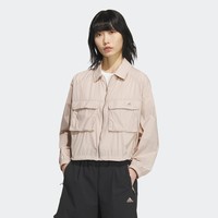 adidas 阿迪达斯 防风透湿疏水休闲宽松夹克外套女装adidas阿迪达斯官方轻运动