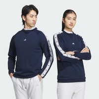 adidas 阿迪达斯 情侣款温暖排汗加绒高尔夫运动套头衫男女秋冬adidas阿迪达斯官方