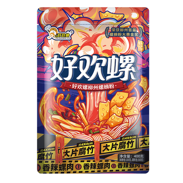 好欢螺 螺蛳粉 400g*3袋 加辣加臭