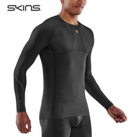 【沙溢同款】SKINS S5LongTights男士长裤高度压缩裤专业运动越野 上衣-星灿黑 XXL