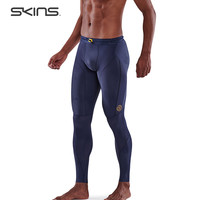 【沙溢同款】SKINS S5LongTights男士长裤高度压缩裤专业运动越野 裤子-藏青色 M