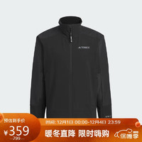 adidas 阿迪达斯 男子 户外系列 W.RDY SFTSHL  J 运动防风夹克 IP0736 A/2XL 黑色