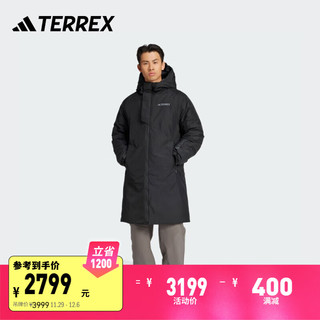 adidas 阿迪达斯 GORE-TEX800蓬防水防风户外鹅绒羽绒服外套阿迪达斯TERREX 黑色 M