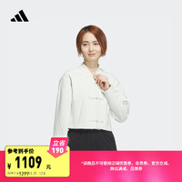 adidas 阿迪达斯 杨桂东联名中国风盘扣休闲夹克外套女装阿迪达斯官方轻运动 亚麻绿 A/M