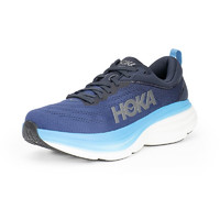 HOKA ONE ONE 男女款 Bondi 8邦代8轻便缓震慢跑鞋运动鞋 1123202男款OSAA-深蓝色 10.5