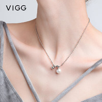 VIGG JEWELRY VIGG枝蔓项链女2024年新款锁骨链淡水珍珠轻奢高级感项链 枝蔓项链