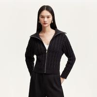 VERO MODA 毛衣女2024早秋新款长袖开衫复古简约百搭