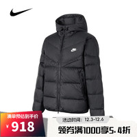 NIKE 耐克 男子AS M NK SF WR 650-D FLD HD JKT羽绒服保暖防风 FB8178-010 XXL