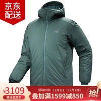 始祖鸟（ARC'TERYX）Atom AR/Heavyweight 阿童木男款连帽保暖棉服 加厚防风夹克外套 Boxcar/博卡绿 L（80kg-90kg）尺码偏大