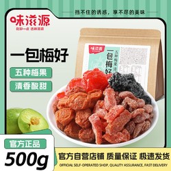 weiziyuan 味滋源 一包梅好500g袋装混合蜜饯果干话梅子葡萄果干果脯解馋零食