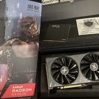 XFX 讯景 Rx6600黑狼 6600xt国行1年质保游戏显卡原盒原码黑苹果