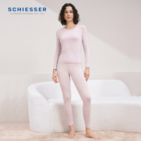 SCHIESSER 舒雅 情侣款 50S莫代尔 秋衣秋裤套装