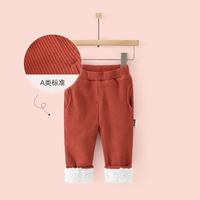 秋冬款婴儿衣服3月-3岁新生儿加厚长裤男女宝宝外出休闲裤子