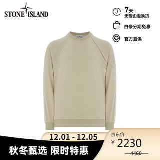 STONE ISLAND 石头岛 24秋冬 纯棉圆领卫衣城市轻户外 灰棕色 8115604M2-XL