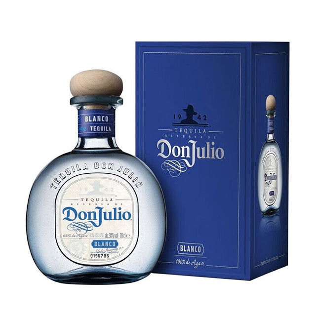 Don Julio 唐胡里奥 银龙舌兰酒 Don Julio特基拉洋酒珍藏白标1942银标 750mL 1瓶