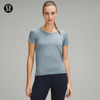 lululemon丨Swiftly Tech 女士运动短袖 T 恤 2.0 *Race 透气 LW3DZBS 混凝土蓝/比利时蓝 4