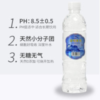 蒲峪冰川 蒲峪天然苏打水整箱500ML20瓶弱碱pH8.5饮用水无糖无汽矿物矿泉水