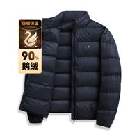 与狼共舞 秋冬款精致人标立领保暖外套男士羽绒服