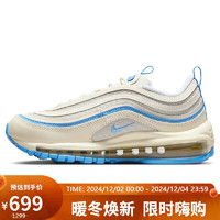 耐克NIKE休闲鞋女气垫经典AIR MAX 97运动鞋FN7492-133帆白36.5