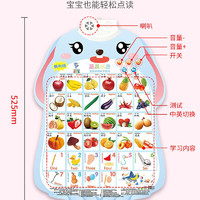 leleyu 乐乐鱼 宝宝有声早教挂图共3张 赠电池