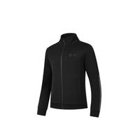 QIAODAN运动外套男秋立领针织开衫休闲运动卫衣