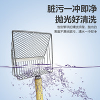 【彼得猫】电镀猫砂铲网格孔径豆腐膨润土猫沙铲二合一猫屎铲子