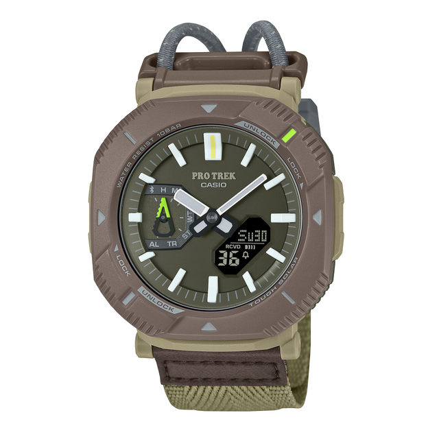 CASIO PRO TREK系列 46毫米太阳能腕表 PRJ-B001B-5