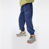 onmygame 男童裤子儿童运动裤女童加绒休闲裤户外长裤