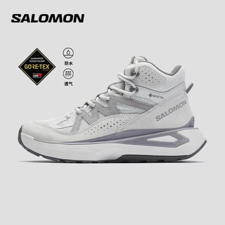 salomon 萨洛蒙 男女款 城市轻户外防水透气中邦运动鞋鞋 ODYSSEY ELMT MID GTX 合金色 473620 7.5 (41 1/3)