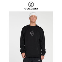 VOLCOM 钻石男装户外套头滑雪卫衣2023冬季新款男士保暖上衣内搭潮