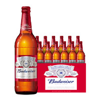 Budweiser 百威 经典醇正啤酒 【美式拉格】600ml*12瓶