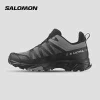 salomon 萨洛蒙 男款 户外运动轻量透气稳定支撑舒适登山徒步鞋  X ULTRA 4 灰色 413856 8 (42)