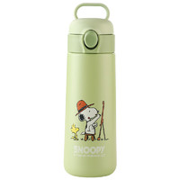 SNOOPY 史努比 7031 保温杯 500ml 清新绿