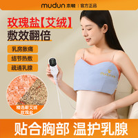 木顿 盐袋海盐热敷包哺乳期艾灸热敷袋理疗袋艾草艾绒乳房胀痛胸部热敷