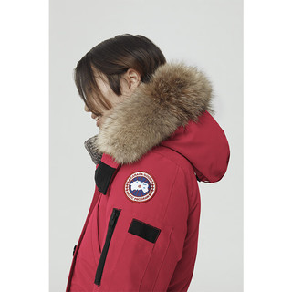 加拿大鹅（Canada Goose）Montebello 女士派克大衣户外休闲外套大鹅羽绒服 2530L 11 红色 XS