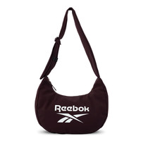 Reebok 极简风大容量HOBO流浪包瑜伽包饺子包单肩斜挎包男女同款 紫色