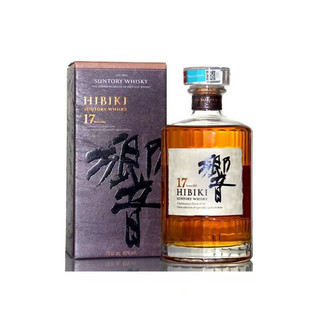 响（Hibiki）三得利 响和风 调和型威士忌43度700ml日本原瓶洋酒 响17年   带盒