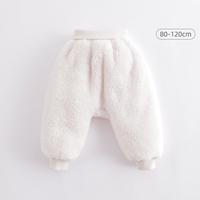 马克珍妮 marc & janie【双面舒棉绒】秋冬装男女童儿童高腰保暖护肚裤裤子宝宝裤子