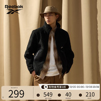 Reebok锐步男女同款JACKET仿羊羔绒夹克FCR105U 22FCR105U001 A/XS