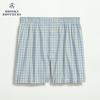 Brooks Brothers 男士宽松透气松紧腰带格纹短裤平角短裤