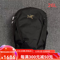始祖鸟（ARC’TERYX）Mantis 16L 20L 26L 30L 户外黑金双肩包背包书包 26L黑金