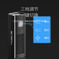 微笑鲨 SMILING SHARK自行车灯夜骑前灯充电照明强光超亮骑行山地外手电筒户