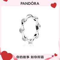 PANDORA 潘多拉 爱的豆荚银戒指925银高级时尚轻奢戒指女